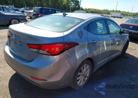 2014 Hyundai Elantra Se z USA, uszkodzony, nr VIN KMHDH4AE6EU046942